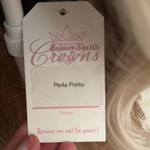 Blonde Icy and Ginger Crown by Chelsey Smith Crowns. Perla Petite. NWT. T part. - Picture 2 of 9